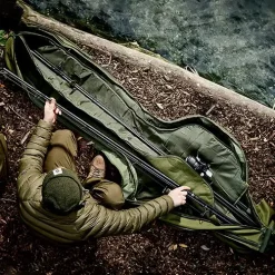 Trakker NXG Gepolstertes Rutenfutteral, 3 Ruten -Fishing Verkaufe trakker nxg 3 rod padded sleeve 12ft