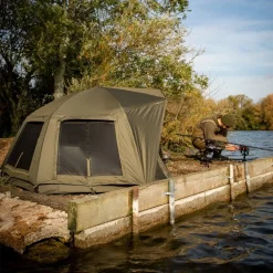 Trakker Tempest 100 Brolly Aquatexx EV 1.0, Skull Cap Wrap -Fishing Verkaufe trakker tempest 100 brolly aquatexx ev 2.0 skull cap wrap 6